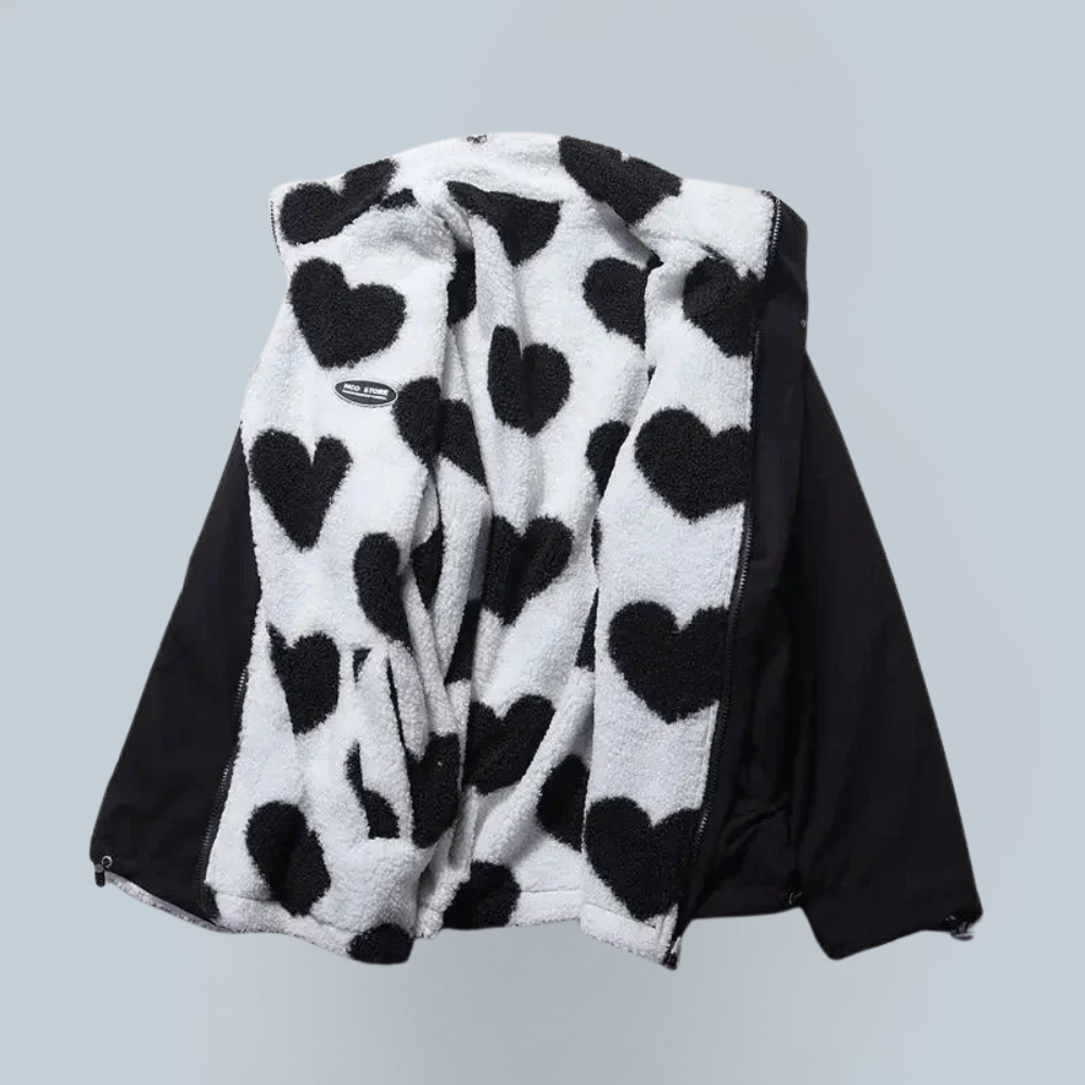 Ava | Reversible Heart Jacket