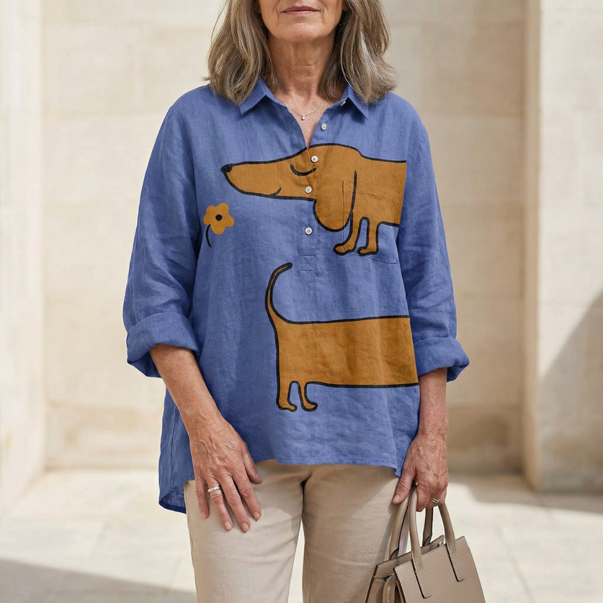 Audrey | Artistic Button-Up Shirt