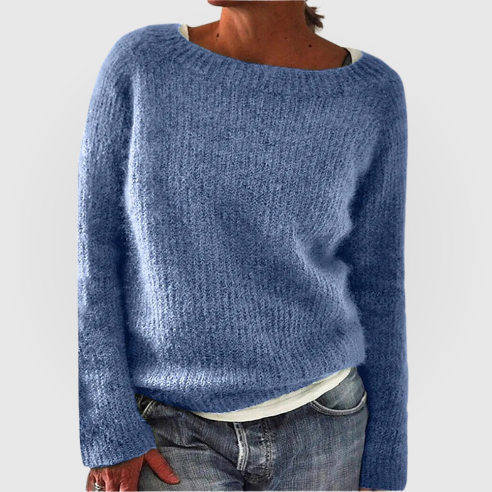 Melina | Soft Round Neck Knit Sweater