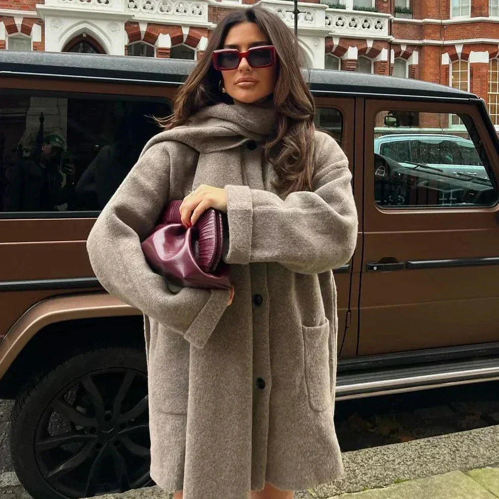 Elisa | Scarf Coat