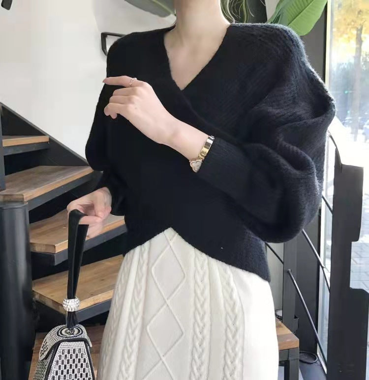 Evelyn | Chic Cross Knit Jumper