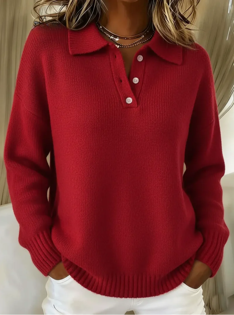 Herra | Elegant Polo Sweater